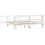 VidaXL vidaXL Bed Frame with Headboard Bed Base White 200x200 cm Solid Wood Pine 6