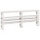 VidaXL vidaXL Bed Frame with Headboard Bed Base White 200x200 cm Solid Wood Pine 8