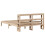 VidaXL vidaXL Bed Frame with Headboard Bed 120x190 cm Small Double Solid Wood Pine 6