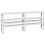 VidaXL vidaXL Bed Frame with Headboard White 180x200 cm Super King Solid Wood Pine 8