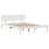VidaXL vidaXL Bed Frame with Headboard White 150x200 cm King Size Solid Wood Pine 7