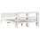 VidaXL vidaXL Bed Frame with Headboard White 150x200 cm King Size Solid Wood Pine 6