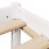 VidaXL vidaXL Bed Frame with Headboard White 150x200 cm King Size Solid Wood Pine 9