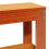VidaXL vidaXL Bed Frame with Headboard Wax Brown 150x200 cm King Size Solid Wood Pine 10