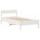 VidaXL vidaXL Bed Frame with Headboard Bed White 90x190 cm Single Solid Wood Pine 7