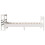 VidaXL vidaXL Bed Frame with Headboard Bed White 90x190 cm Single Solid Wood Pine 5