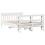 VidaXL vidaXL Bed Frame with Headboard White 150x200 cm King Size Solid Wood Pine 6
