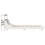 VidaXL vidaXL Bed Frame with Headboard Bed White 90x190 cm Single Solid Wood Pine 5