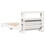 VidaXL vidaXL Bed Frame with Headboard Bed White 90x190 cm Single Solid Wood Pine 6