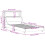 VidaXL vidaXL Bed Frame with Headboard Bed White 90x190 cm Single Solid Wood Pine 4