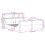 VidaXL vidaXL Bed Frame with Headboard White 120x190 cm Small Double Solid Wood Pine 4