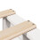 VidaXL vidaXL Bed Frame with Headboard White 150x200 cm King Size Solid Wood Pine 9