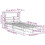 VidaXL vidaXL Bed Frame with Headboard White 75x190 cm Small Single Solid Wood Pine 4