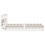VidaXL vidaXL Bed Frame with Headboard White 150x200 cm King Size Solid Wood Pine 7