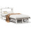 VidaXL vidaXL Bed Frame with Headboard White 75x190 cm Small Single Solid Wood Pine 2