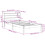 VidaXL vidaXL Bed Frame with Headboard White 75x190 cm Small Single Solid Wood Pine 4