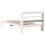 VidaXL vidaXL Bed Frame with Headboard White 75x190 cm Small Single Solid Wood Pine 6