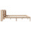 VidaXL vidaXL Bed Frame with Headboard Bed 180x200 cm Super King Solid Wood Pine 5