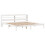 VidaXL vidaXL Bed Frame with Headboard White 180x200 cm Super King Solid Wood Pine 3