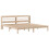 VidaXL vidaXL Bed Frame with Headboard Bed 180x200 cm Super King Solid Wood Pine 3