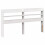 VidaXL vidaXL Bed Frame with Headboard White 150x200 cm King Size Solid Wood Pine 8