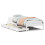 VidaXL vidaXL Bed Frame with Drawers Home Bed Base White 90x200 cm Solid Wood Pine 1