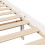 VidaXL vidaXL Bed Frame with Headboard White 150x200 cm King Size Solid Wood Pine 9