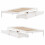 VidaXL vidaXL Bed Frame with Drawers Home Bed Base White 90x200 cm Solid Wood Pine 9