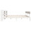 VidaXL vidaXL Bed Frame with Headboard White 180x200 cm Super King Solid Wood Pine 5