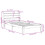 VidaXL vidaXL Bed Frame with Headboard White 75x190 cm Small Single Solid Wood Pine 11