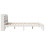 VidaXL vidaXL Bed Frame with Headboard White 120x190 cm Small Double Solid Wood Pine 5