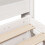 VidaXL vidaXL Bed Frame with Headboard White 150x200 cm King Size Solid Wood Pine 9