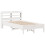 VidaXL vidaXL Bed Frame with Headboard White 75x190 cm Small Single Solid Wood Pine 3