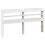 VidaXL vidaXL Bed Frame with Headboard White 150x200 cm King Size Solid Wood Pine 8
