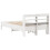 VidaXL vidaXL Bed Frame with Headboard White 75x190 cm Small Single Solid Wood Pine 6