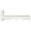 VidaXL vidaXL Bed Frame with Headboard White 75x190 cm Small Single Solid Wood Pine 5