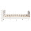 VidaXL vidaXL Bed Frame with Headboard White 180x200 cm Super King Solid Wood Pine 5