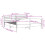 VidaXL vidaXL Bed Frame with Headboard White 180x200 cm Super King Solid Wood Pine 4