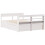 VidaXL vidaXL Bed Frame without Mattress White 150x200 cm King Size Solid Wood Pine 8