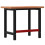VidaXL vidaXL Workbench Wooden Work Table Work Bench Solid Wood Beech Rectangular 7