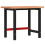 VidaXL vidaXL Workbench Wooden Work Table Work Bench Solid Wood Beech Rectangular 1