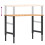 VidaXL vidaXL Workbench Work Table Work Bench Light Brown Solid Wood Oak Rectangular 9