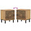 VidaXL vidaXL Bedside Cabinet Nightstand Bedroom End Table Bed Table Solid Wood Mango 8