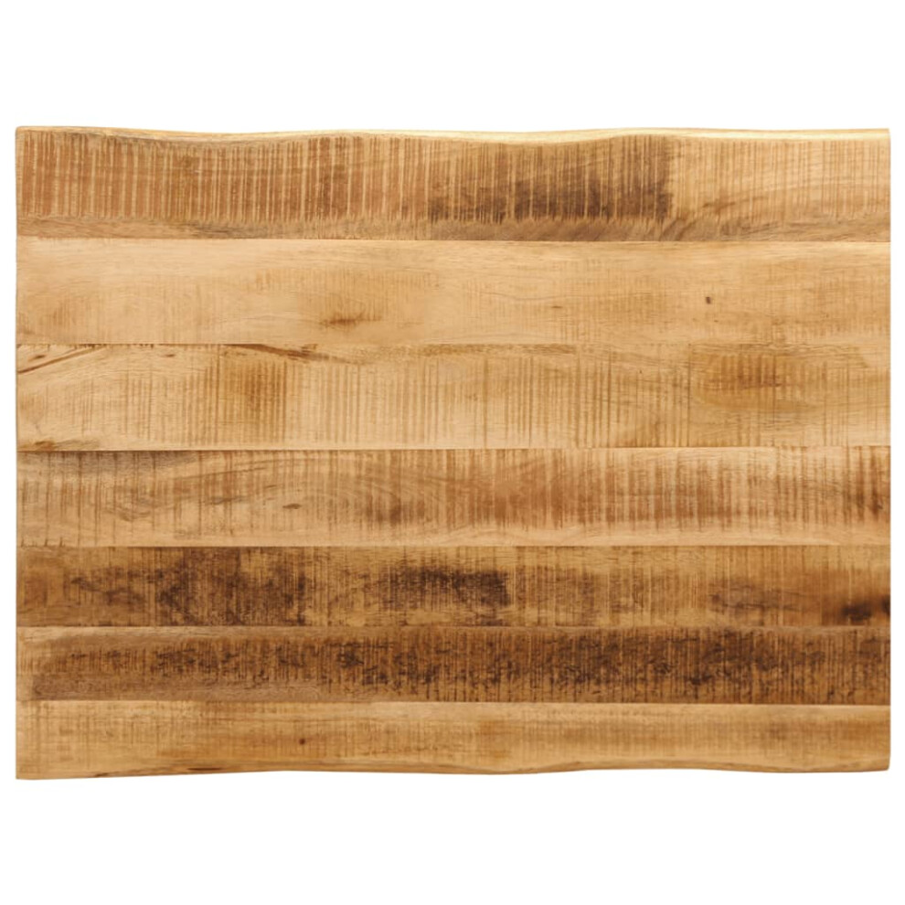 Vidaxl Table Top Live Edge Replacement Dining Table Top Solid Wood Rough Mango
