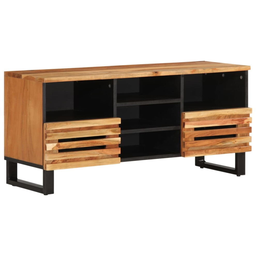 vidaXL TV Cabinet TV Stand Entertainment Centre TV Unit Solid Wood Acacia