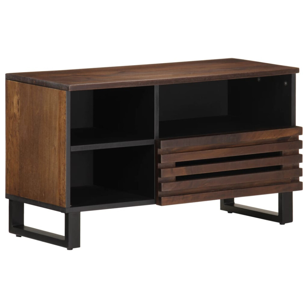 vidaXL TV Cabinet TV Stand Entertainment Centre TV Unit Brown Solid Wood Mango