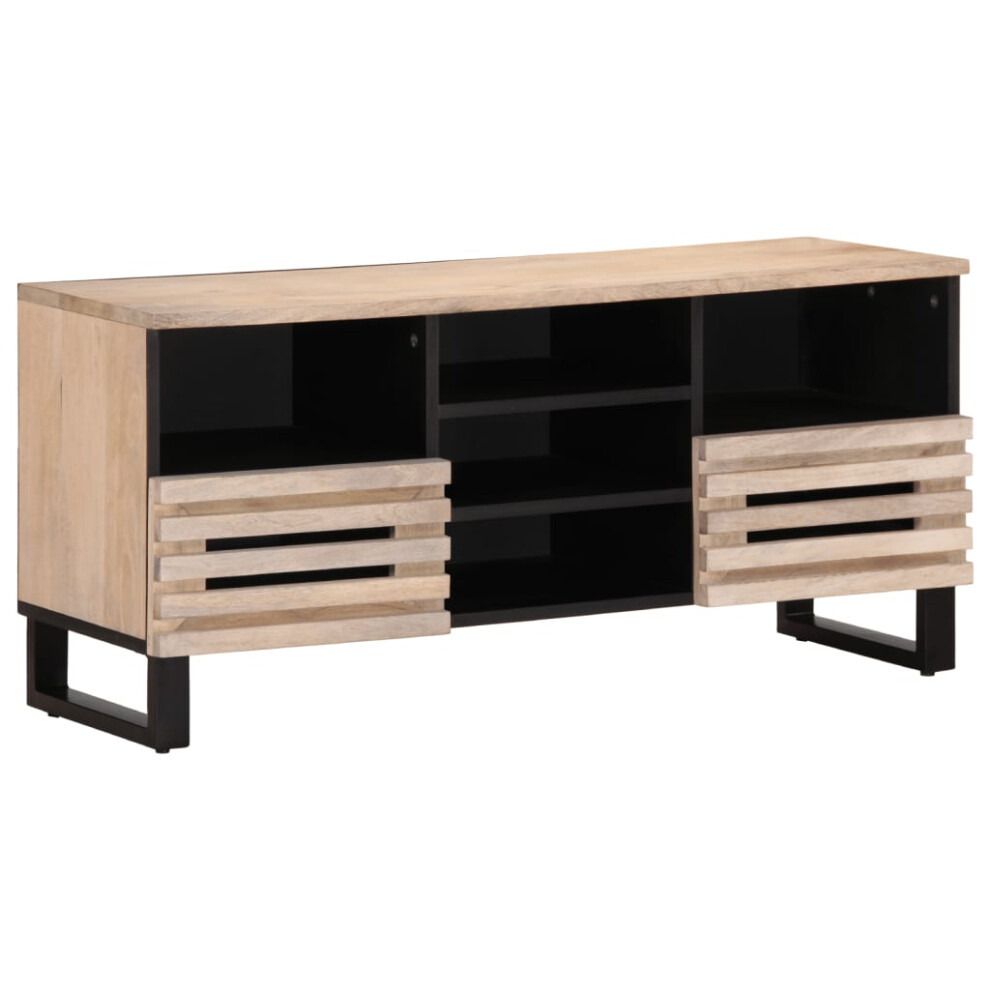 vidaXL TV Cabinet TV Stand Entertainment Centre Media TV Unit Solid Wood Mango