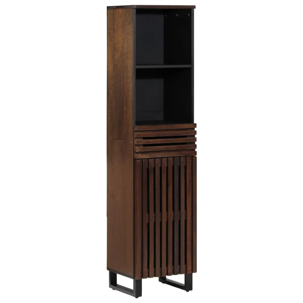 vidaXL Sideboard Cabinet Storage Cupboard Highboard Brown Solid Wood Mango