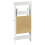 VidaXL vidaXL Dining Chairs Foldable Kitchen Dinner Chair 4 pcs White Solid Wood Pine 8