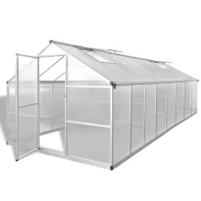 vidaXL Greenhouse Aluminium 23.44m³ Outdoor Plant House Garden Patio Building